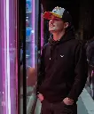 Sweat Capuche - Lyrae noir