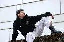 Sweat Capuche - Lyrae Cover noir